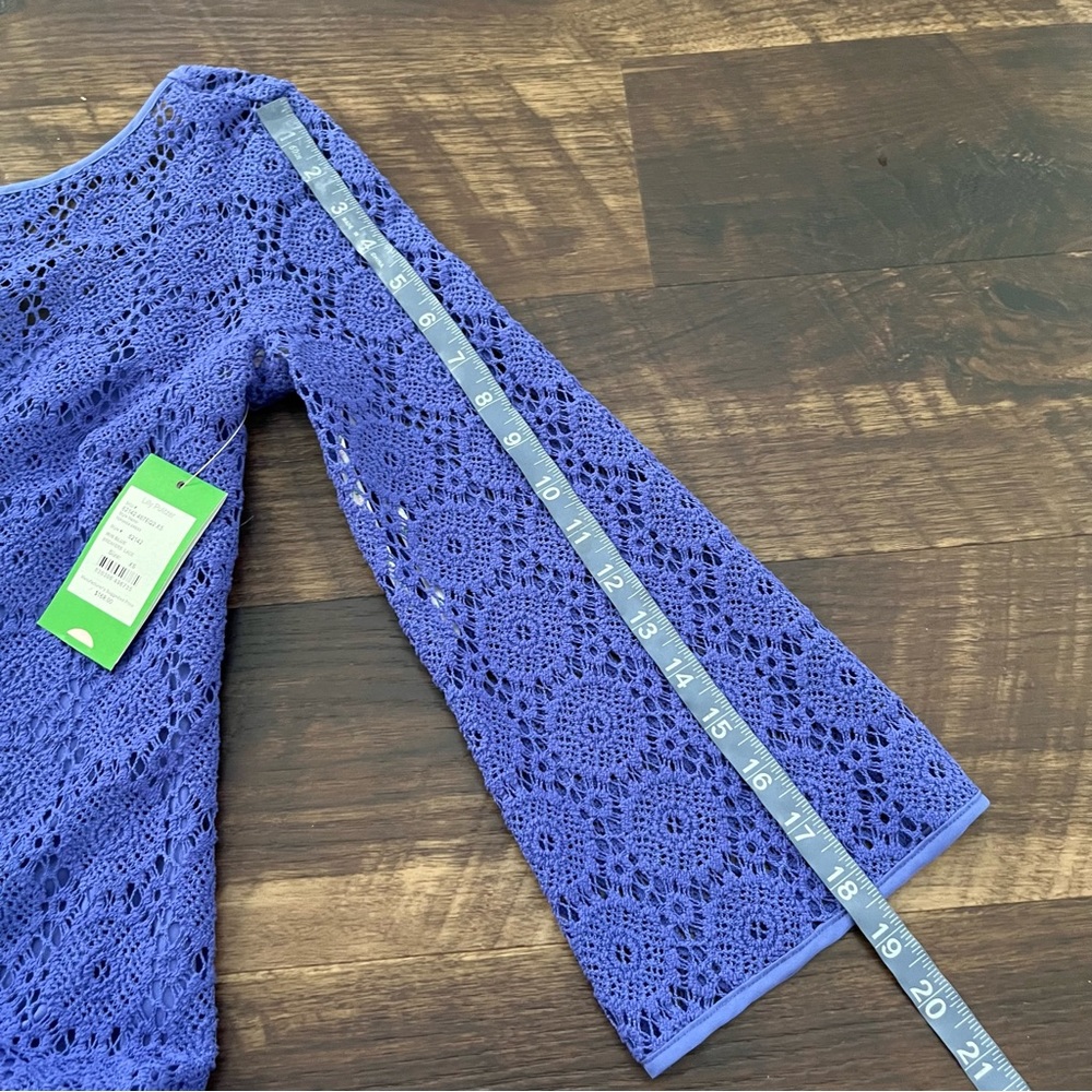 SOLD NWT New with tags Lilly Pulitzer Topanga shift dress in breakers lace blue - Picture 4 of 11